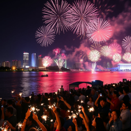 여의도불꽃축제그림