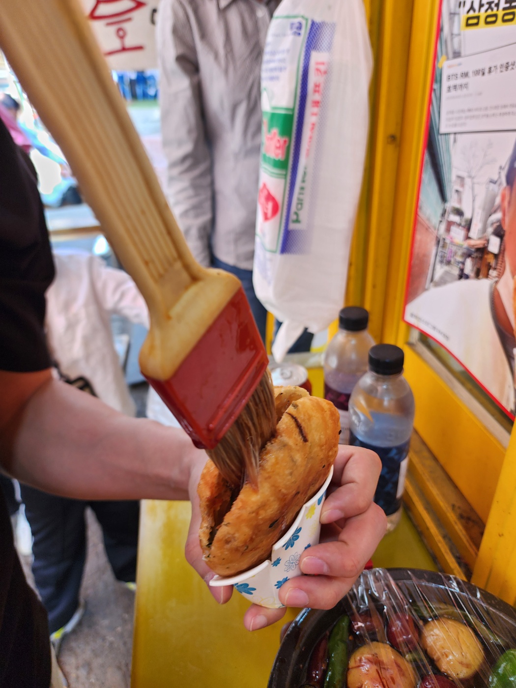 야채호떡먹는법