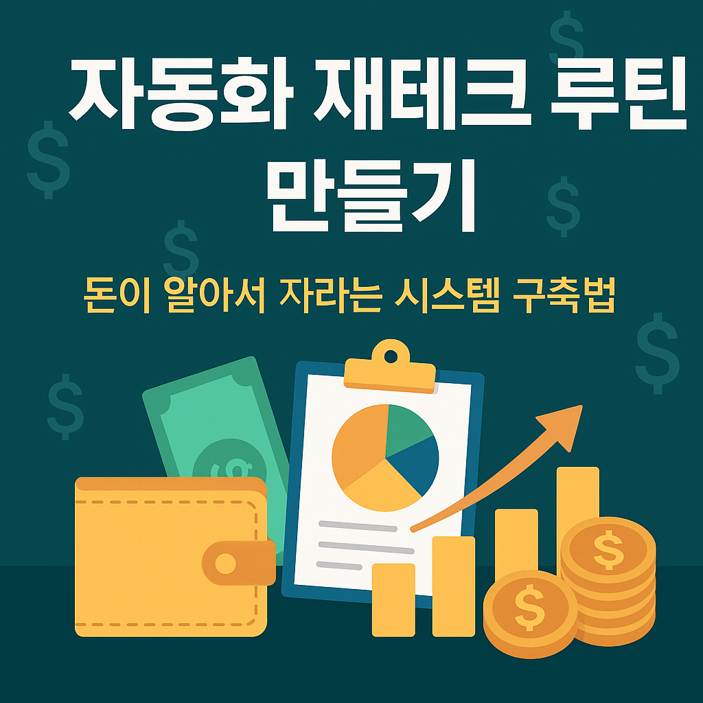자동화 재테크 루틴 만들기 – 돈이 알아서 자라는 시스템 구축법
