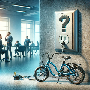 자전거 자물쇠 걸어놓은 사진