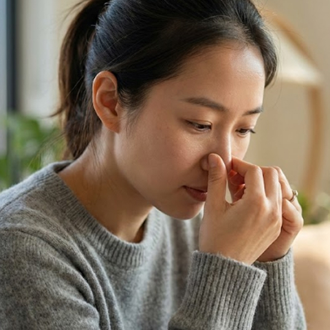 갑자기 주르륵! 코피 멈추는 법, 고개 뒤로 젖히면 절대 안 되는 이유