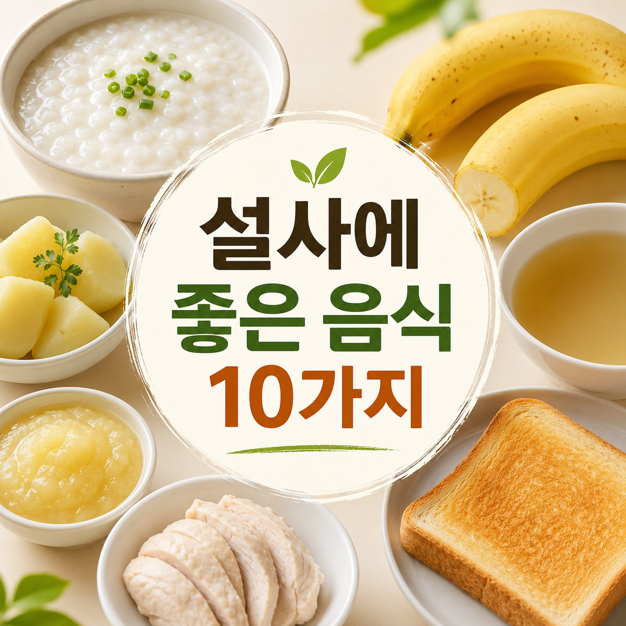 설사에 좋은 음식 10가지