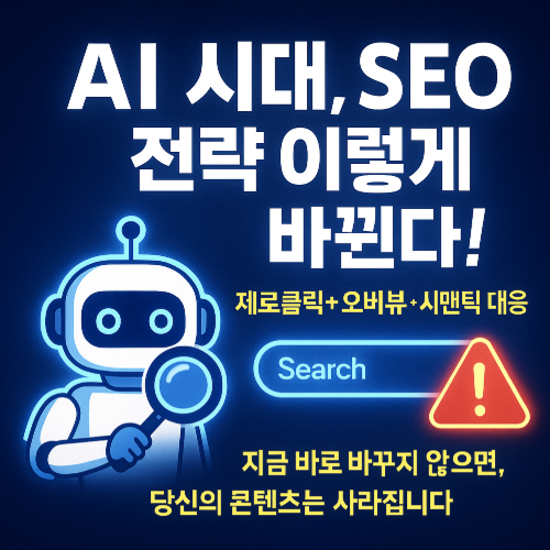 AI SEO 전략 인포그래픽