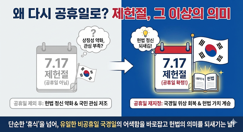 왜 다시 공휴일로 돌아왔을까? “쉬는 날” 이상의 이유