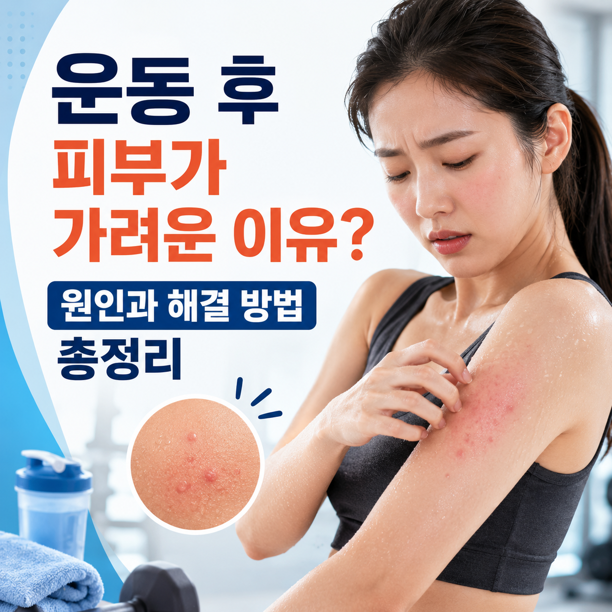 운동 후 피부가 가려운 이유
