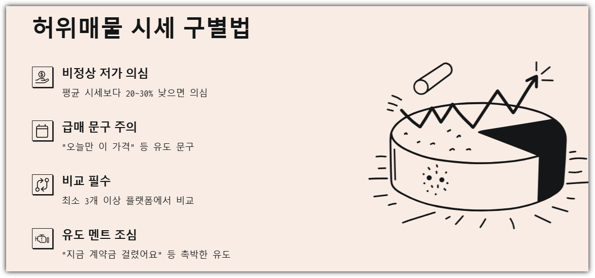 허위매물 시세 구별법