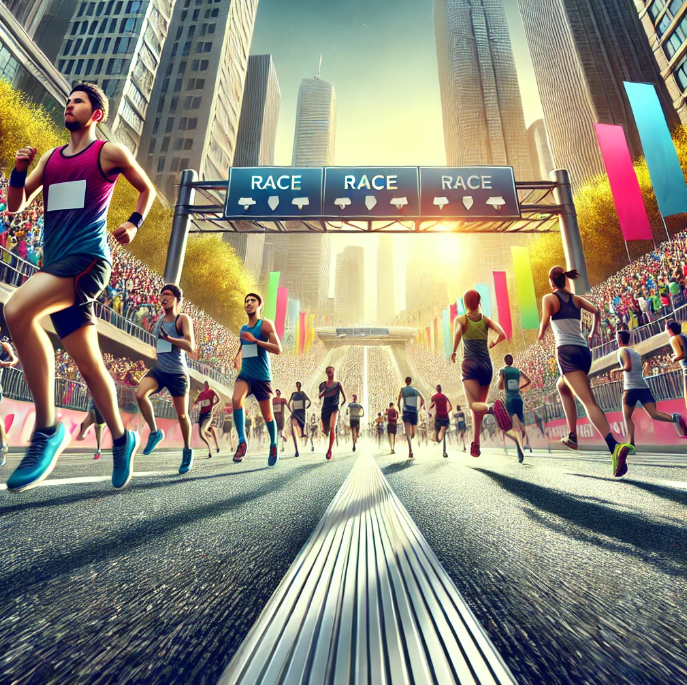 마라톤 관련 사진