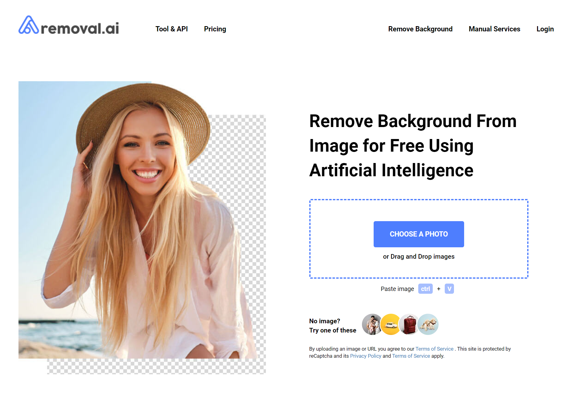 remaval.ai 사이트