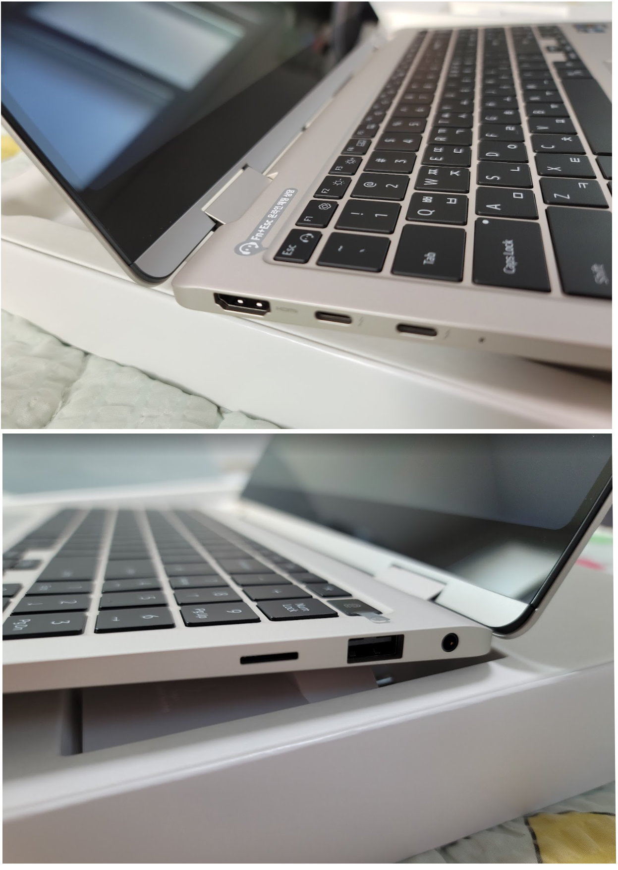 갤럭시 북3 프로 360 측면