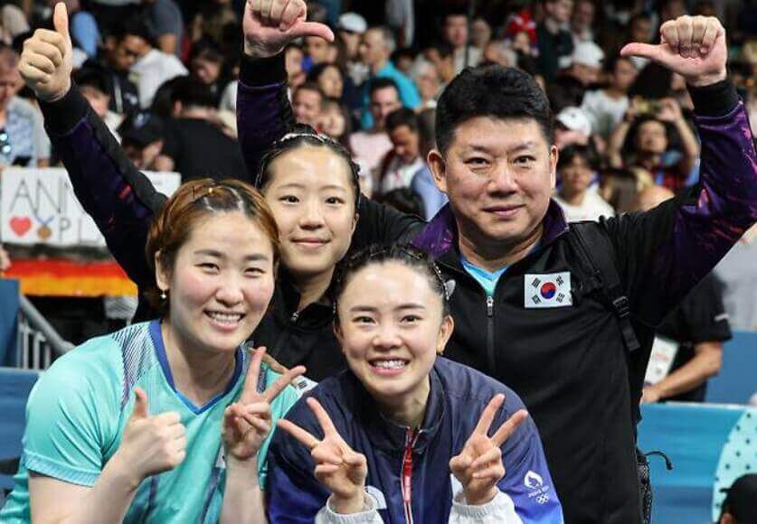 승리한 한국대표팀