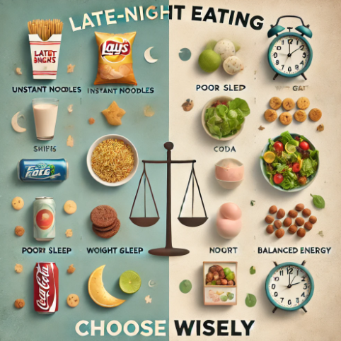 야식 습관이 건강에 미치는 영향