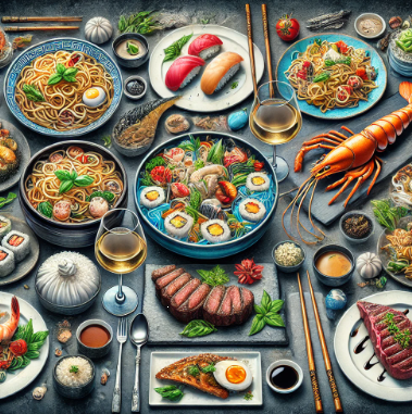 아시아와 서양의 맛 차이 관련 사진