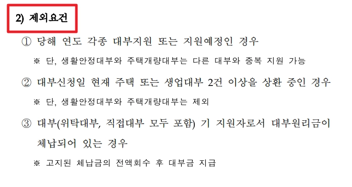 국가유공자등 대부지원 지원대상,신청방법,필요서류