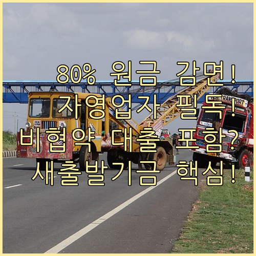 자영업자 최대 80% 원금 감면 새출..