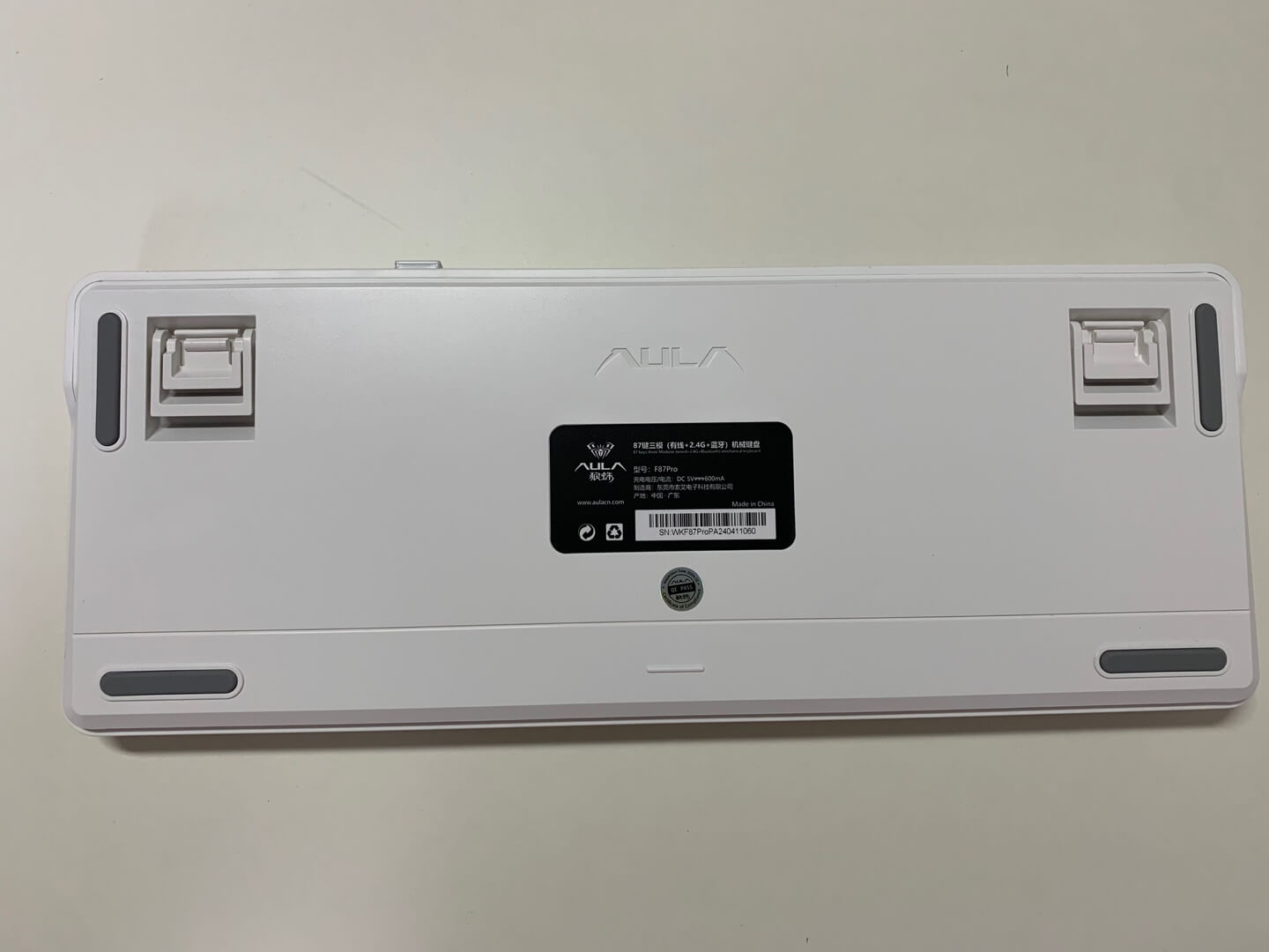 독거미 키보드 AULA F87 Pro 황축