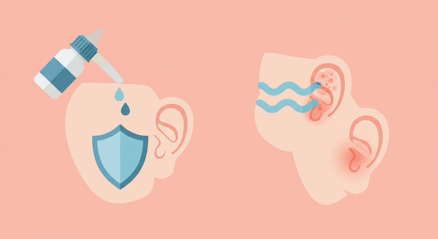 귀세정제의 원리와 안전성 (외이도염)