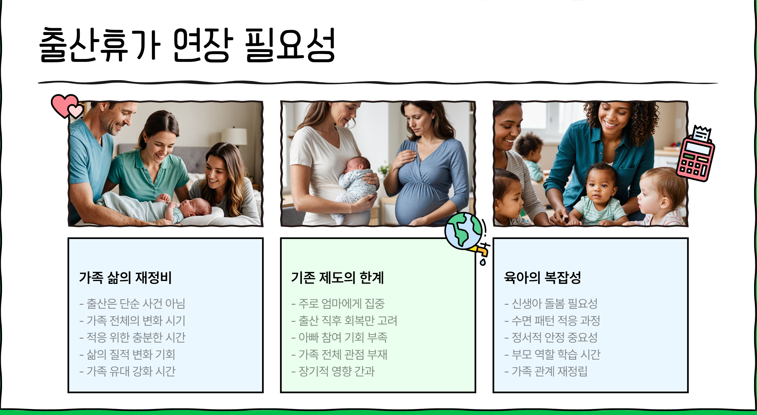 출산휴가 연장 필요성