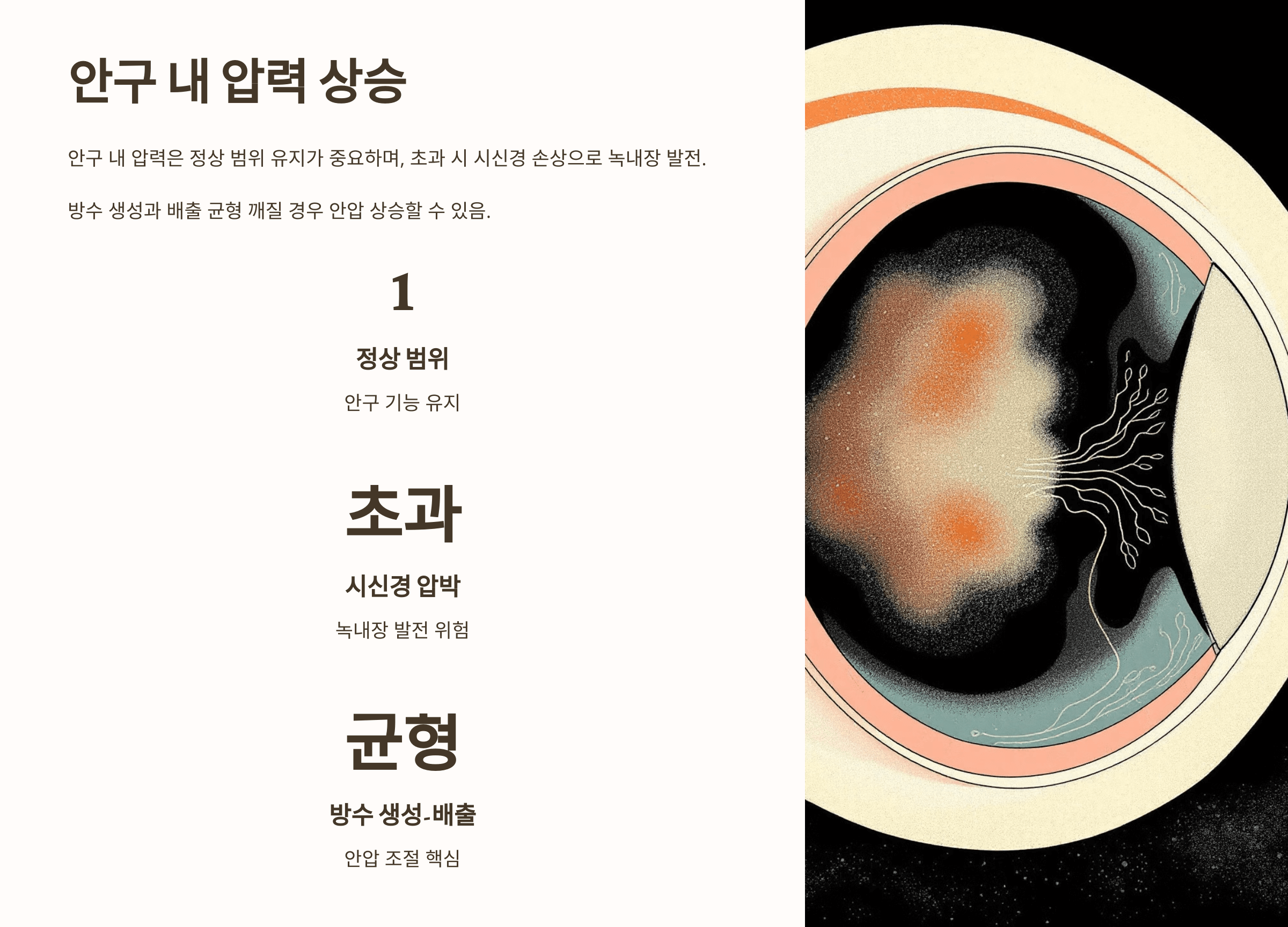 녹내장과 관련된 사진입니다.