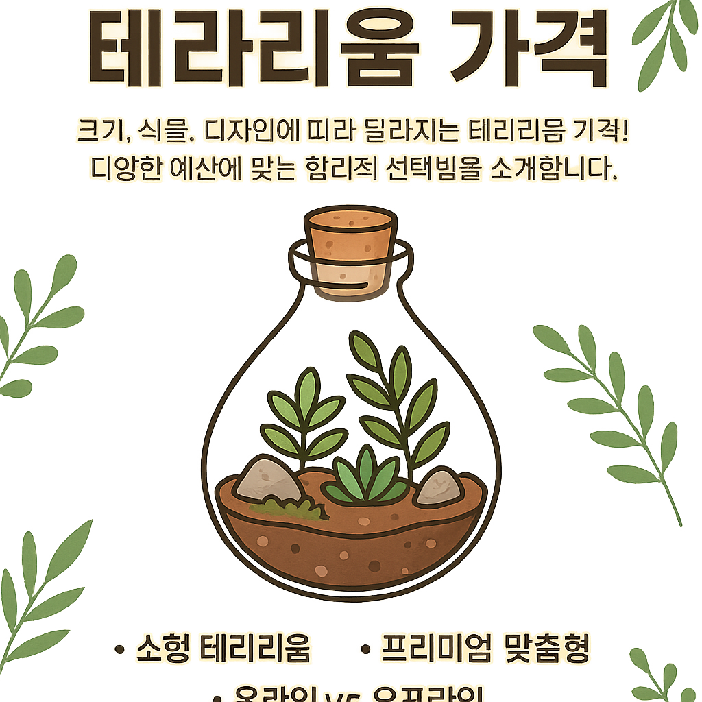테라리움과 돈