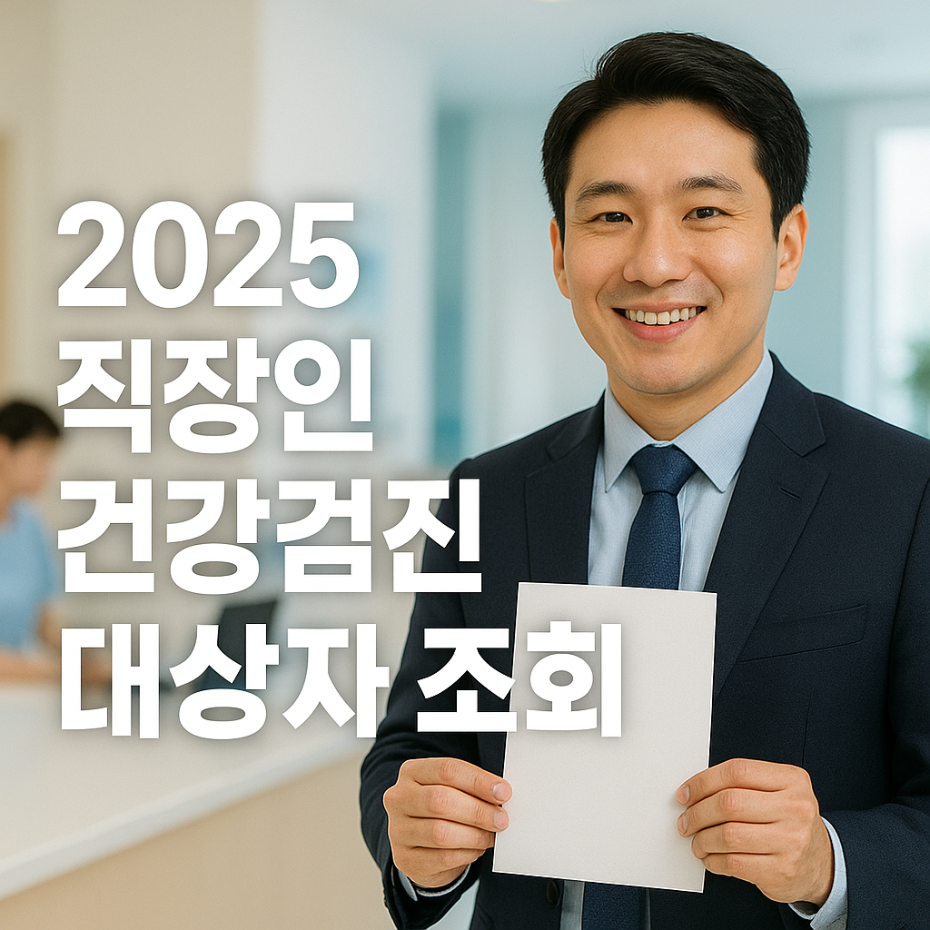 2025 직장인 건강검진