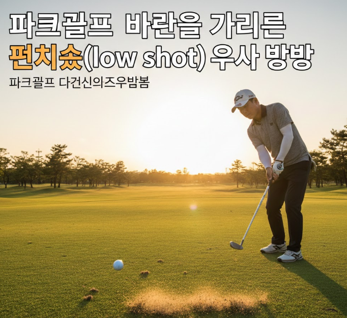 맞바람을 뚫는 기술: 파크골프 펀치샷(저탄도 샷) 구사법