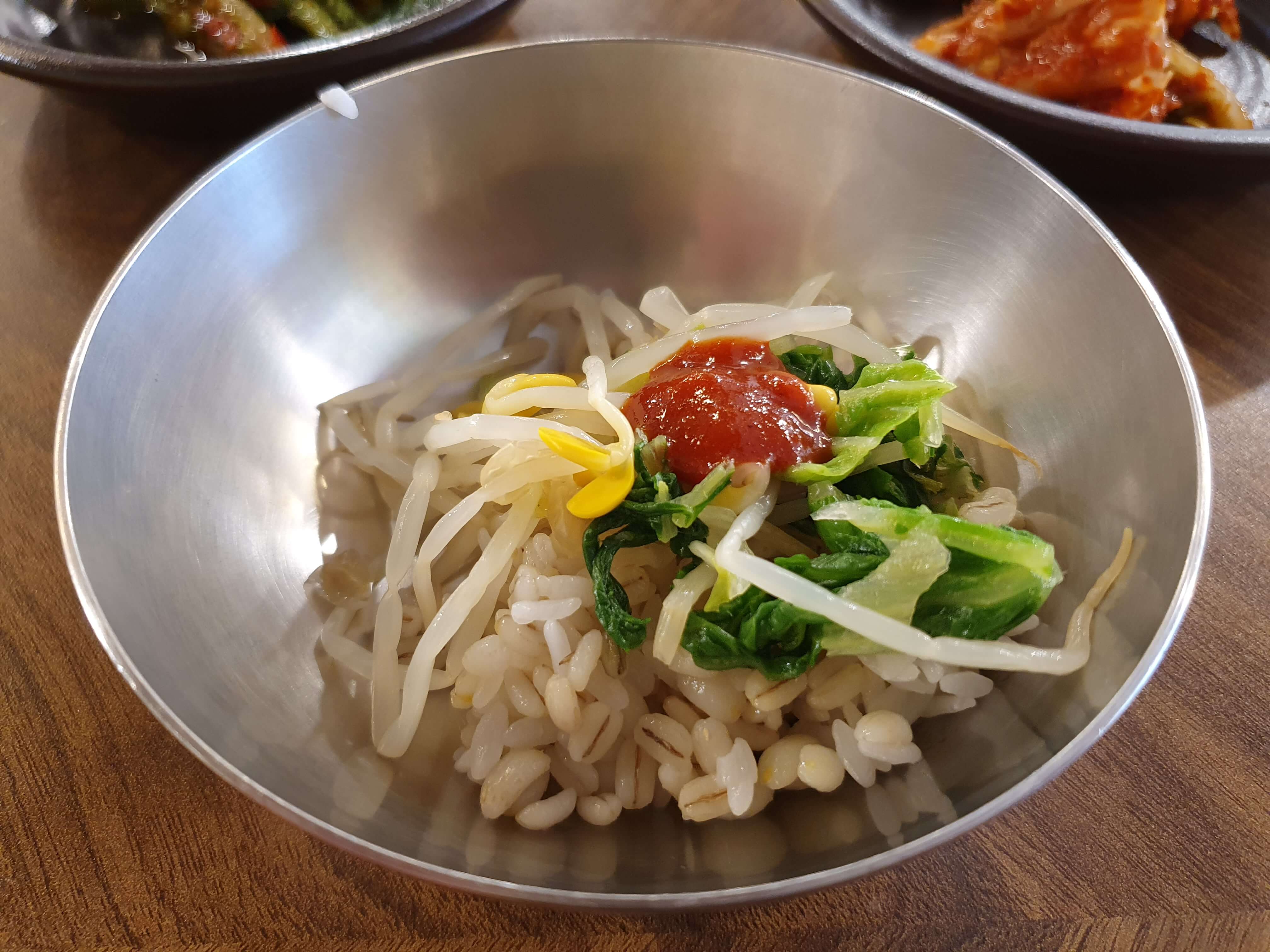온천동(온천장) 맛집 김가네삼색칼국수-보리밥