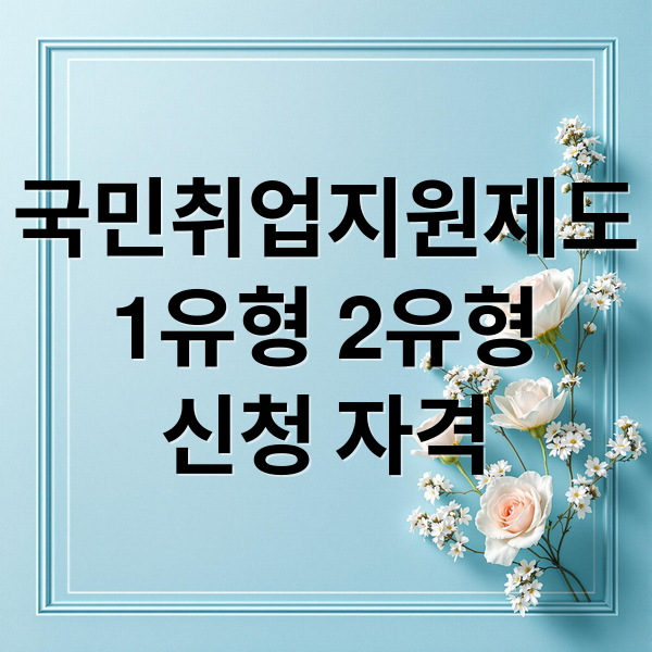 국민취업 지원제도