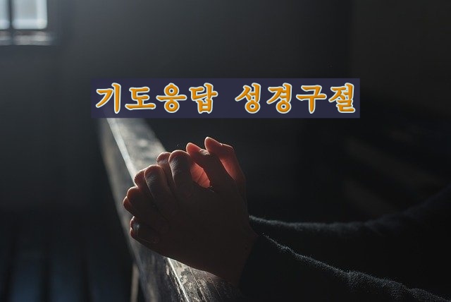기도 응답 성경 구절