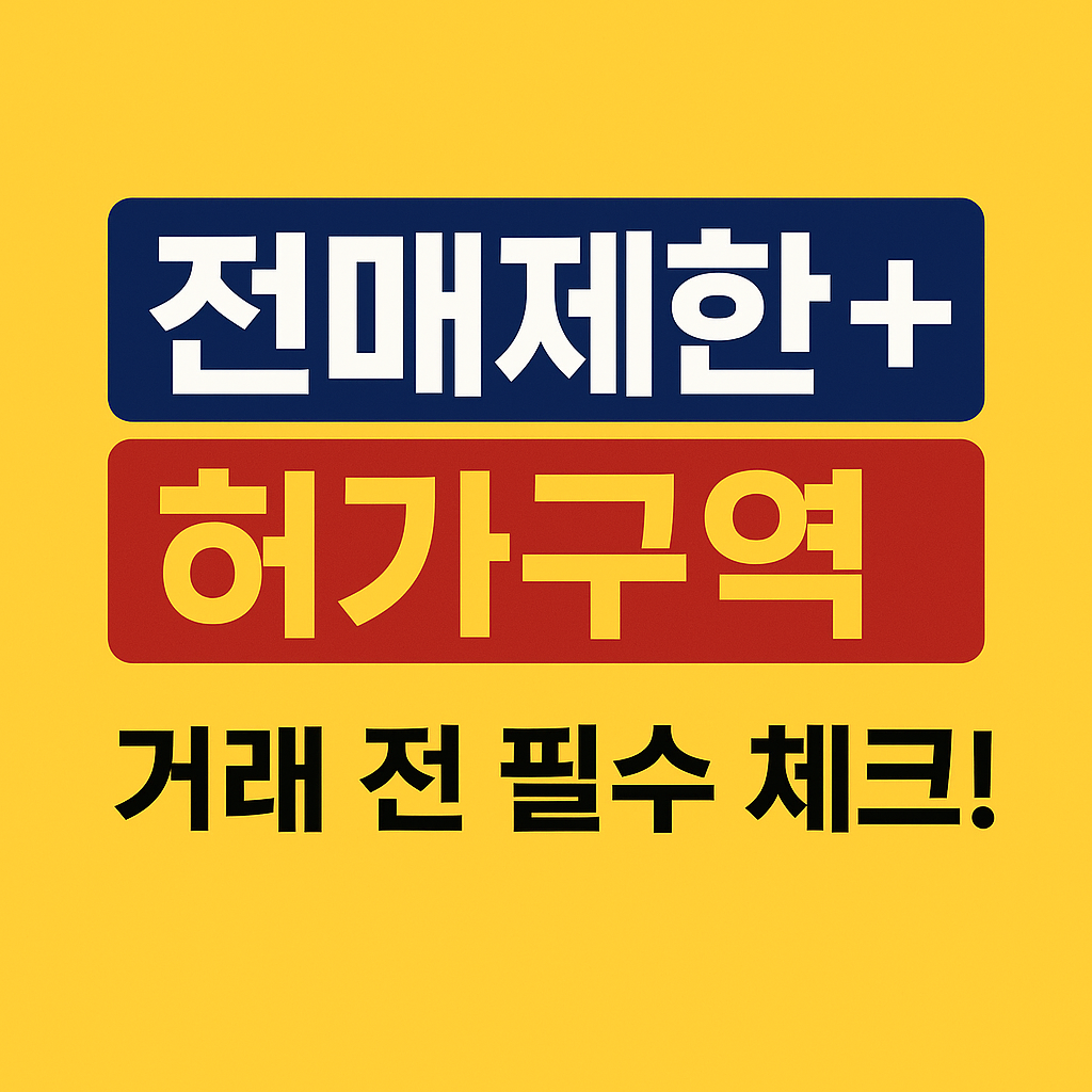 규제지역 지정 해제 후 부동산 투자 시 주의사항을 안내하는 시각자료