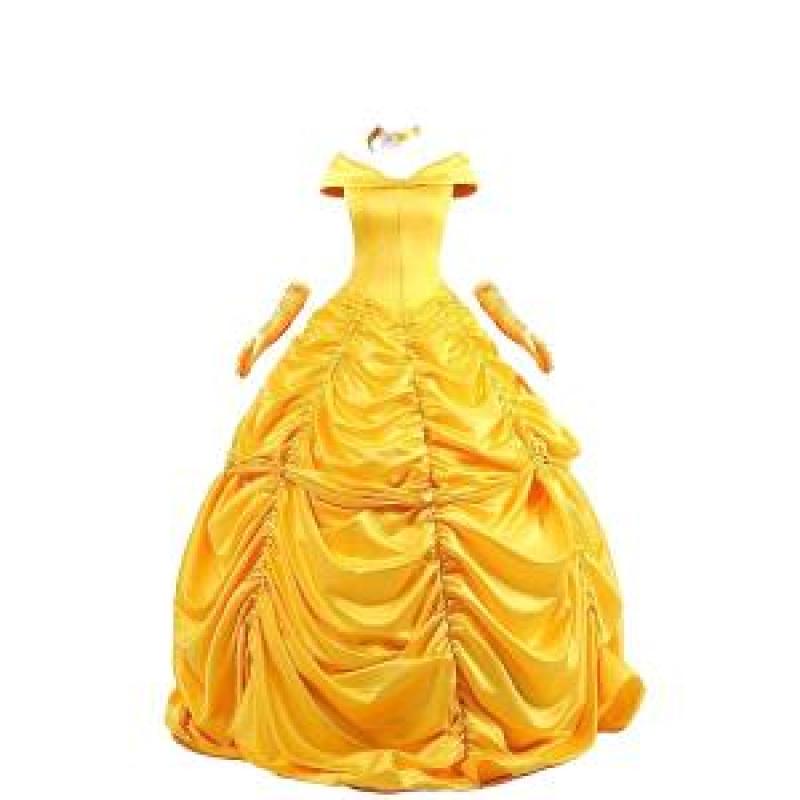 Belle Princess 드레스 팰리스 프롬 드레스 망토 성인용