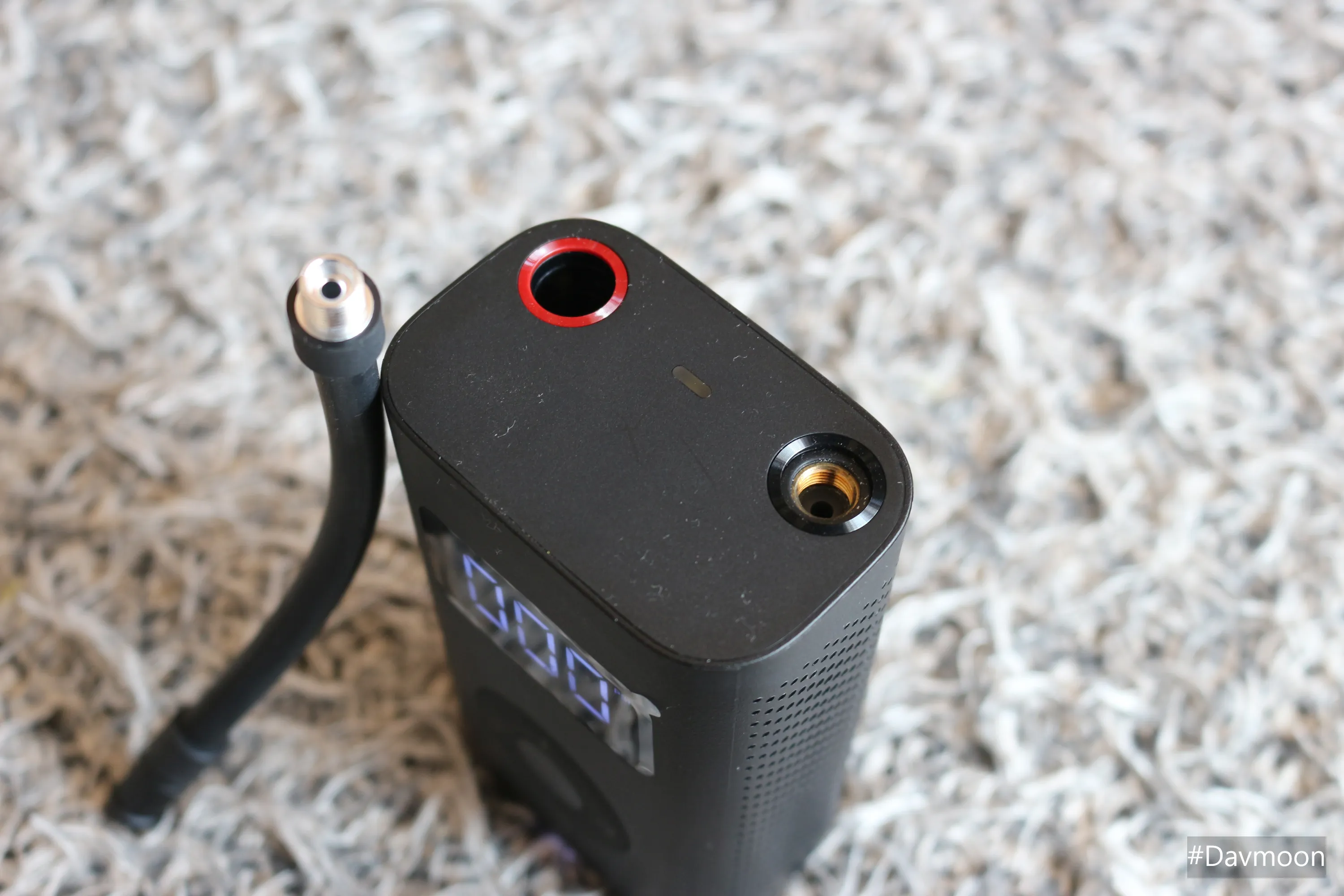 샤오미 전동 에어펌프 호스 결합 구멍 및 호스 분리