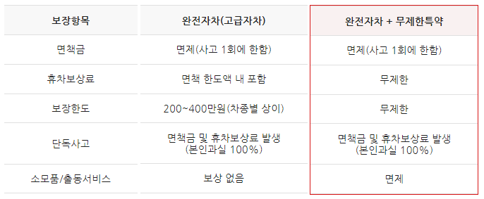 제주도 렌트카 자차보험 선택기준 (완벽 정리, 뜻)