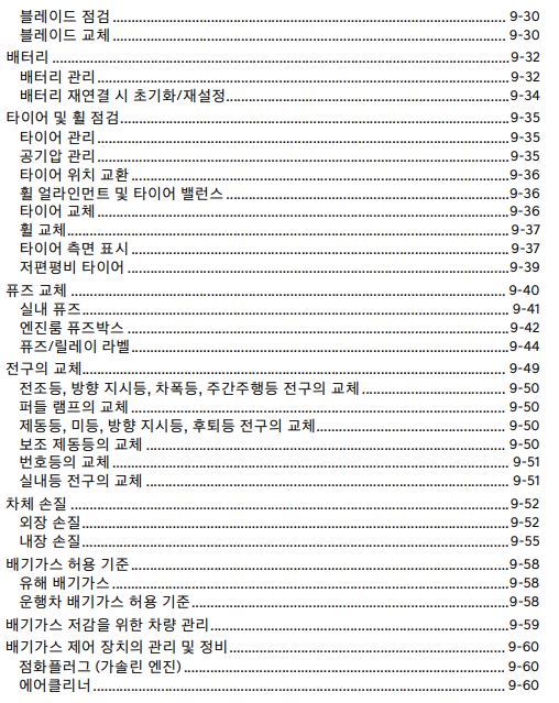 2024 GV70 사용설명서 - 정기점검 2