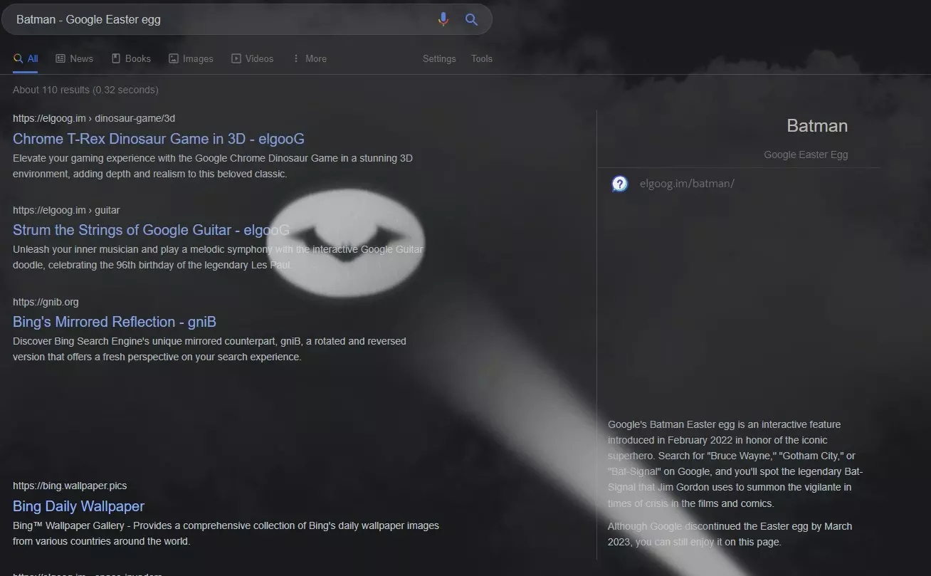 영화와 관련된 구글의 재미있는 이스터에그 모음 캡처 7