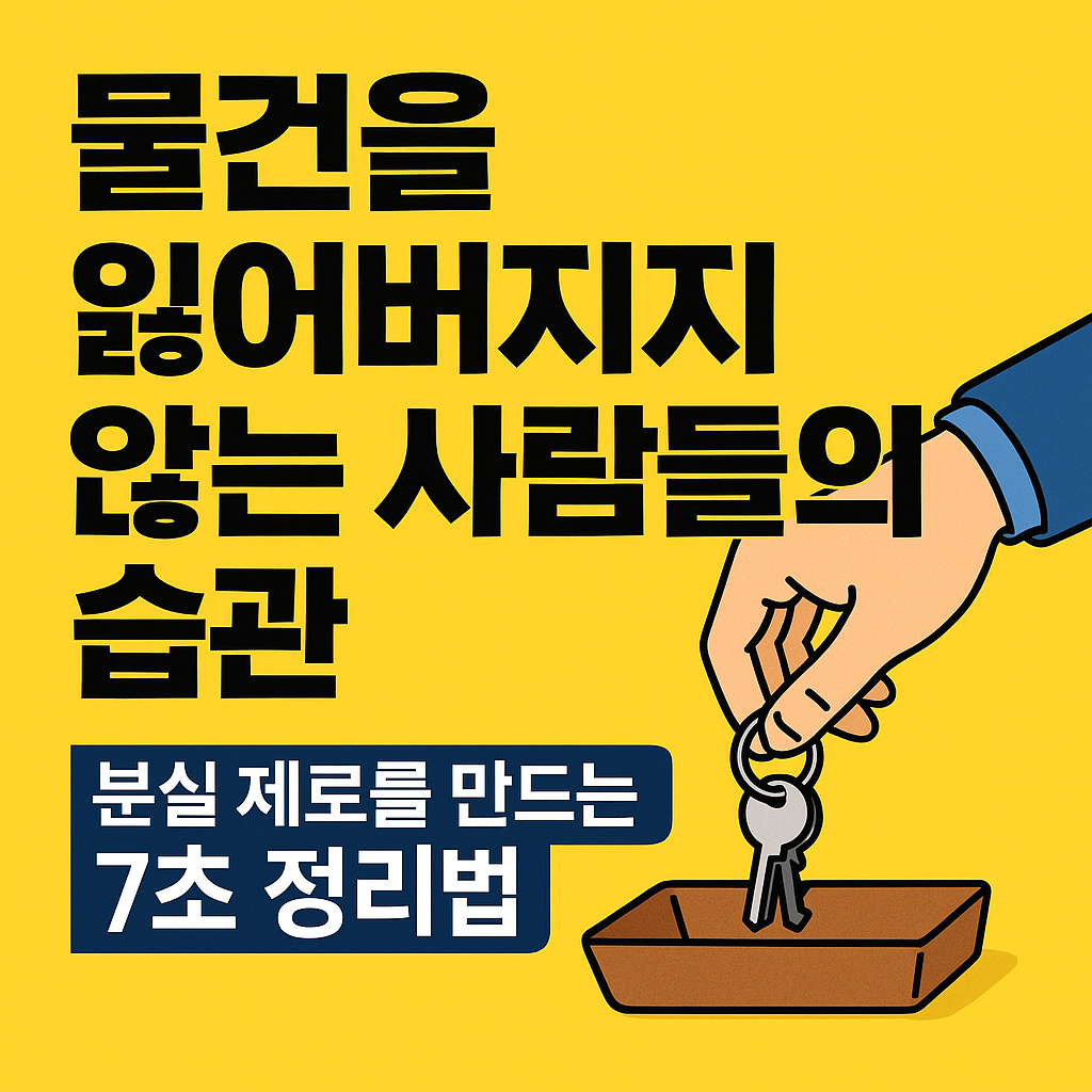7초 정리법