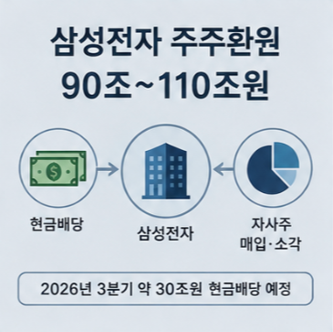 삼성전자 15조원 자사주 매입과 주주환원 차이