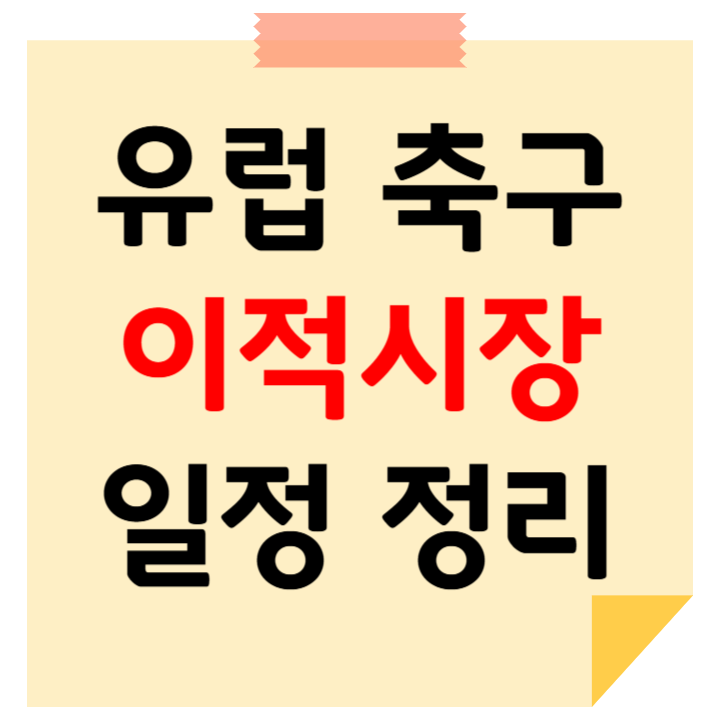 유럽 축구 이적시장
