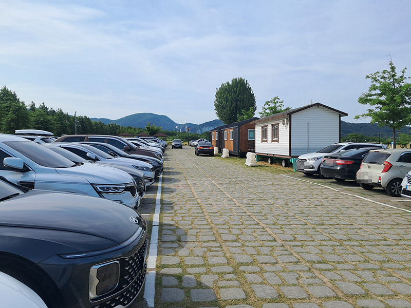 시원한 경치 경상북도 구미 동락파크골프장 소개