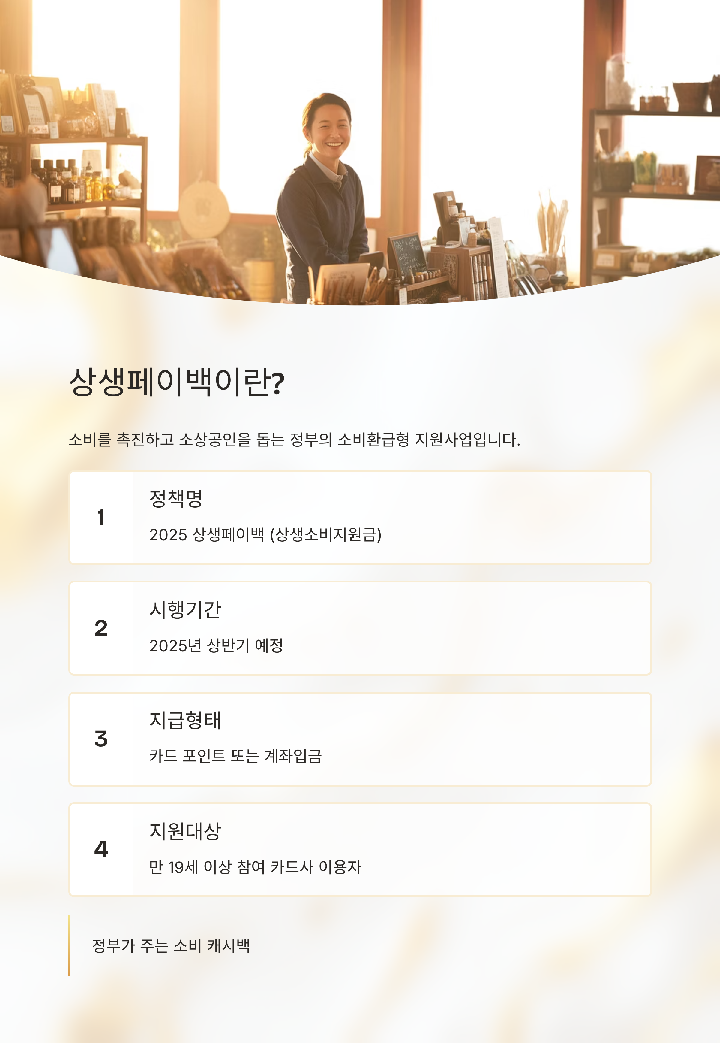 2025 상생페이백 신청방법과 환급 조건 총정리