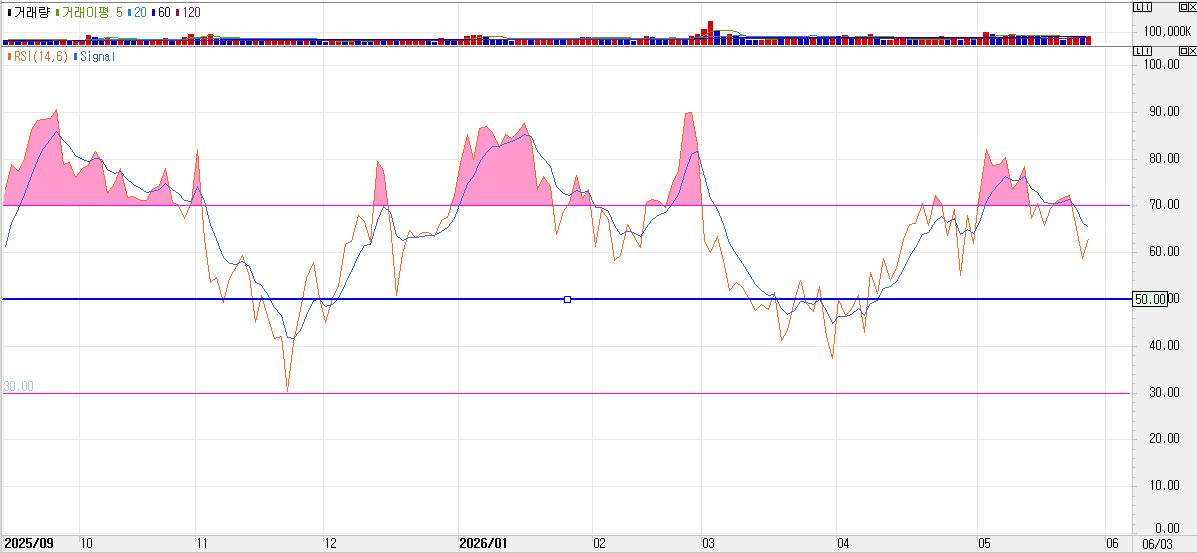 RSI 중심선