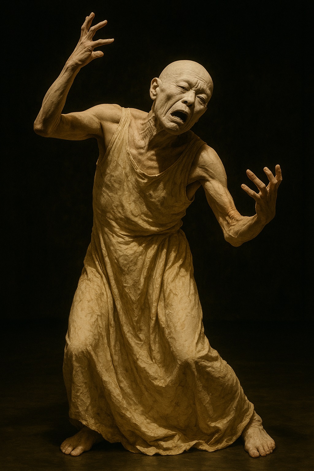 일본 현대무용 부토(Butoh) 공연 사진