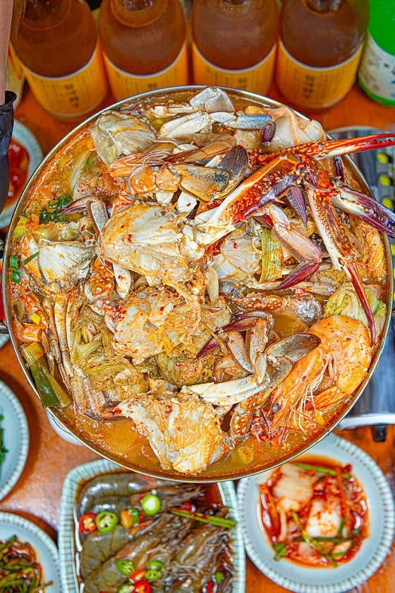 매일아침 게국지 간장게장