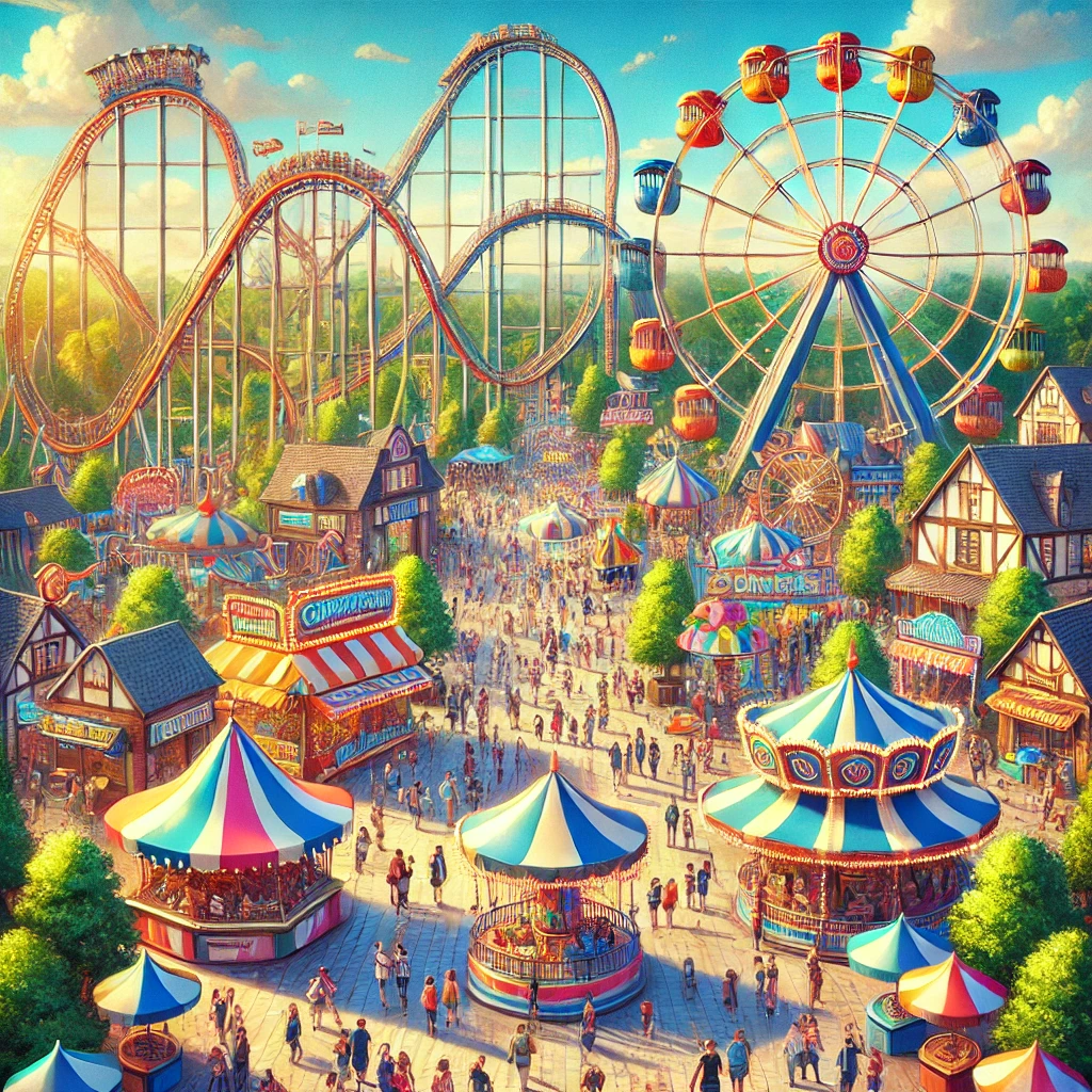 야외 테마파크 이미지