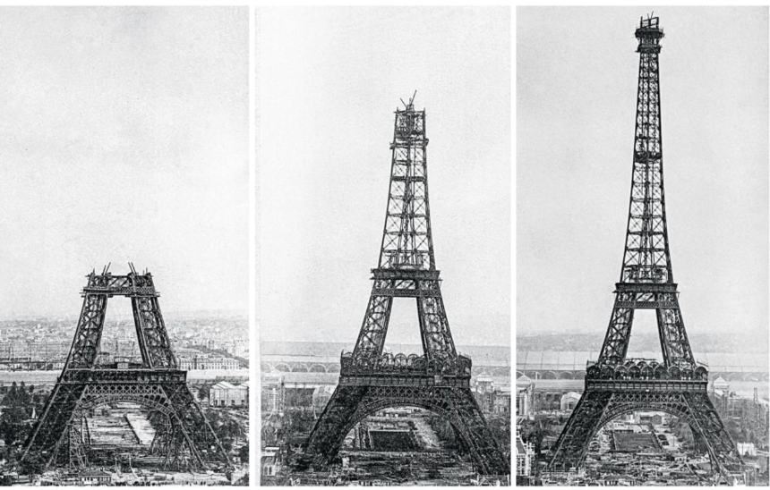 에펠탑 건설 공정순서