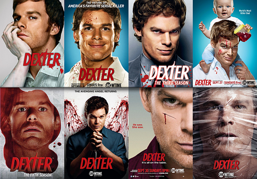 "덱스터(Dexter) 미드 시즌별 공식 포스터 모음. 세계 최고의 범죄 스릴러, 마이클 C 홀 주연. 쇼타임(Showtime) 인기 시리즈! 모든 시즌 한눈에 정리. 지금 바로 확인하세요!"