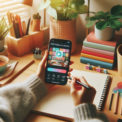 노트북과 스마트폰을 이용한 영상 편집 환경