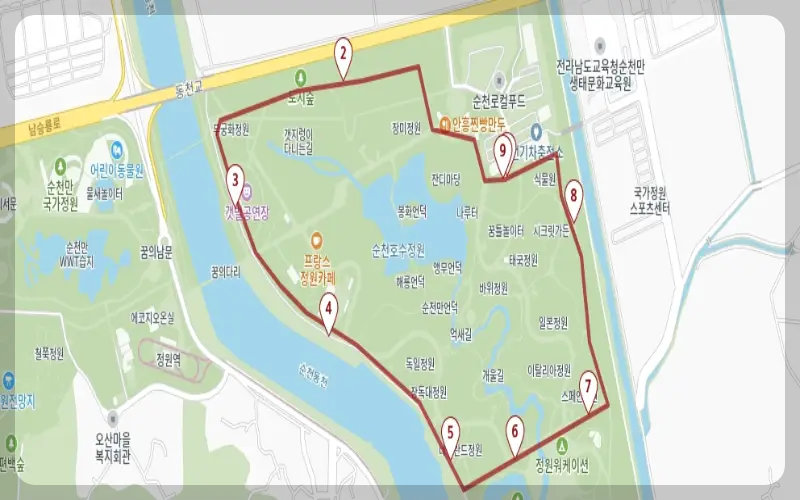 순천만 국가정원 전기관람차