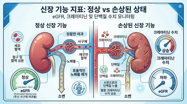 신장기능지표_정상 vs 손상된 상태