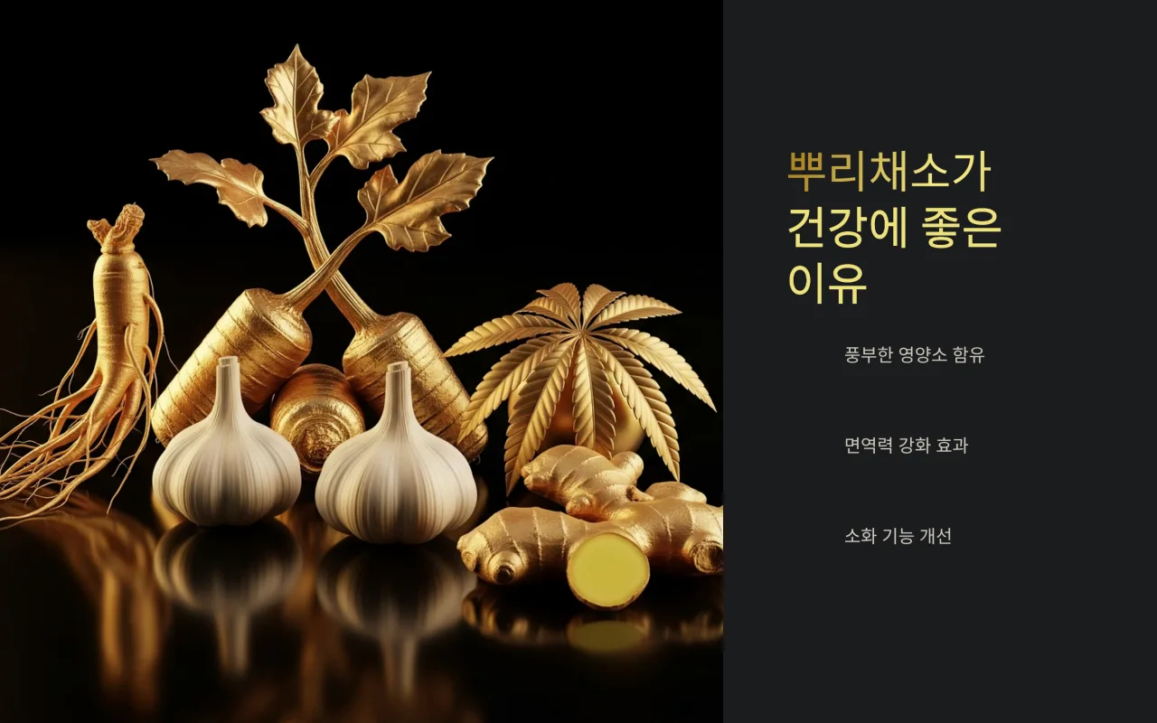 뿌리채소가 건강에 좋은 이유