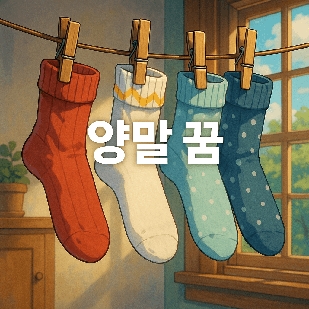 양말 꿈 해몽